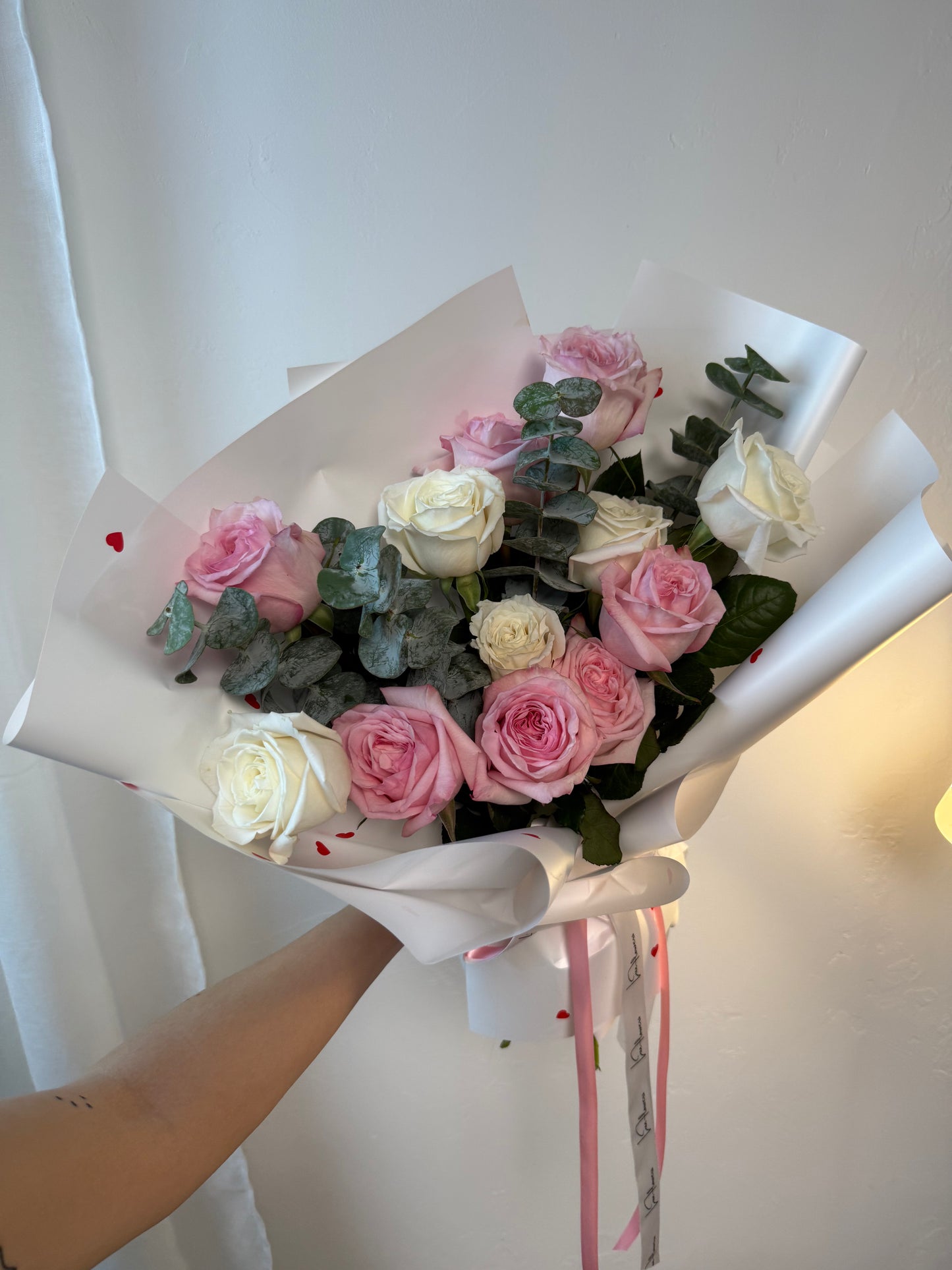Pink and White Rose Mix