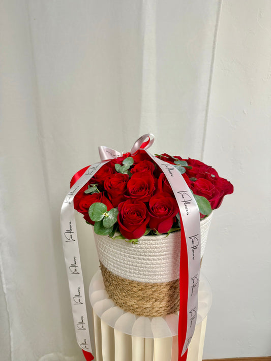 Rose Box/ Basket - Valentine's Day