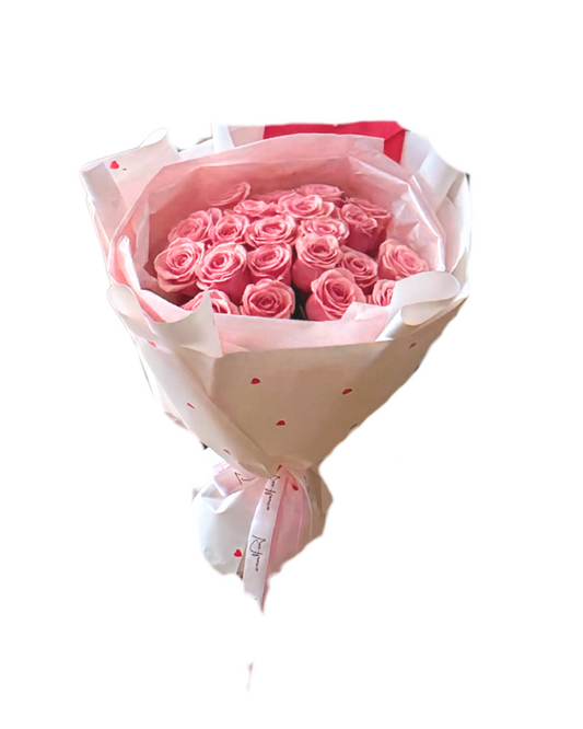 Fragrant Pink Rose Bouquet